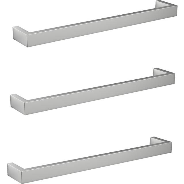 Towelrads Elcot Brushed Stainless Dry Electric Towel Bars - 630mm