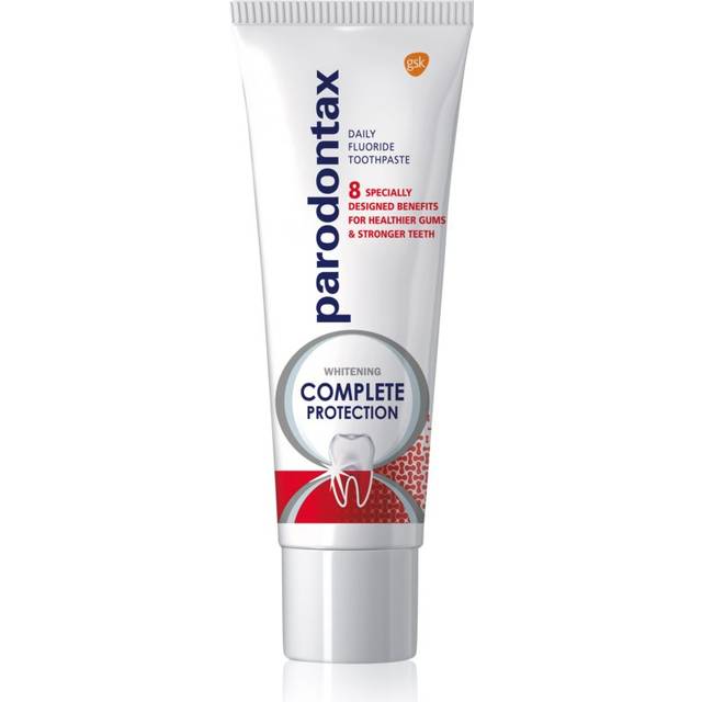 Parodontax Complete Protection Whitening Blekande tandkräm med fluor 75 ml
