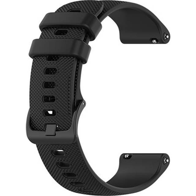 Silikonarmband 22mm till Garmin Vivoactive 4 - Svart