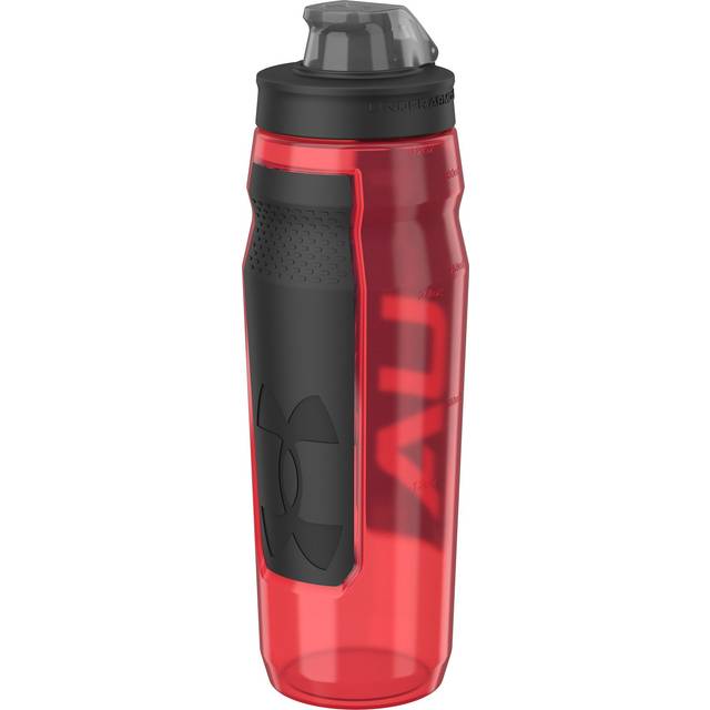 Under Armour Playmaker Squeeze 32 oz. Water Bottle Red / Black / Black - OSFA