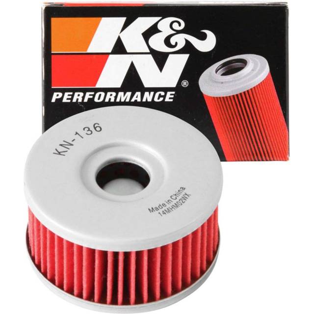 K&N Oil Filter Motorcycle Cartridge (KN-136) KN136