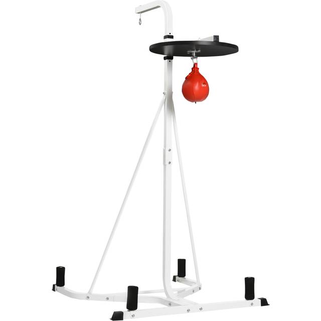 HOMCOM Free-Standing Speed Bag Boxing Platform Punch Bag Fitness Station Stand