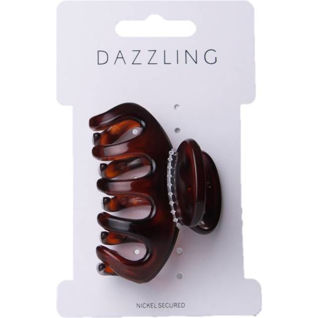 Dazzling Hair Clip Matte Brown