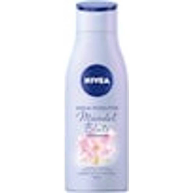 NIVEA Sensual Care Lotion Mandelblomma & mandelolja, Body Lotion med härlig mandelblomma doft, snabbabsorberande lotion återfuktar 24 timmar