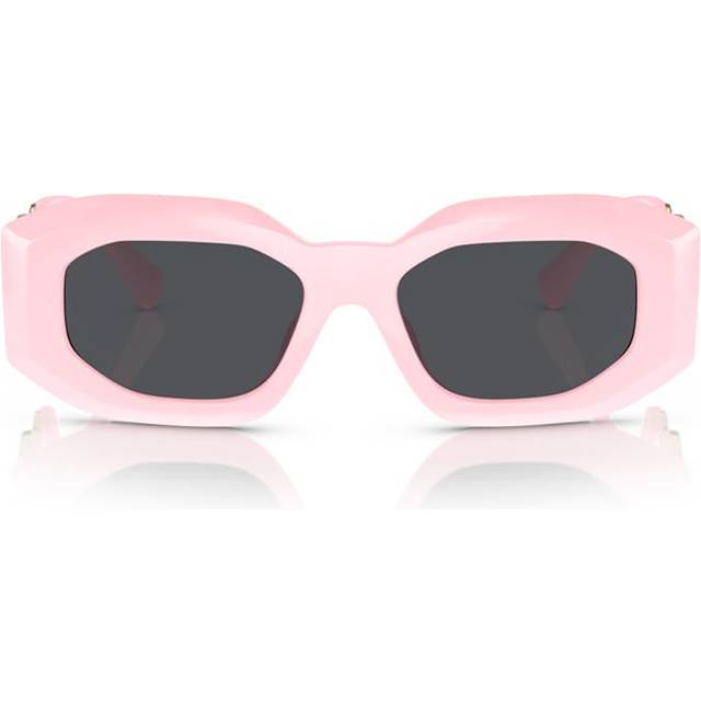 Versace Man VE4425U 544087 Solglasögon Injicerad Rosa Grå Geometrisk Normal