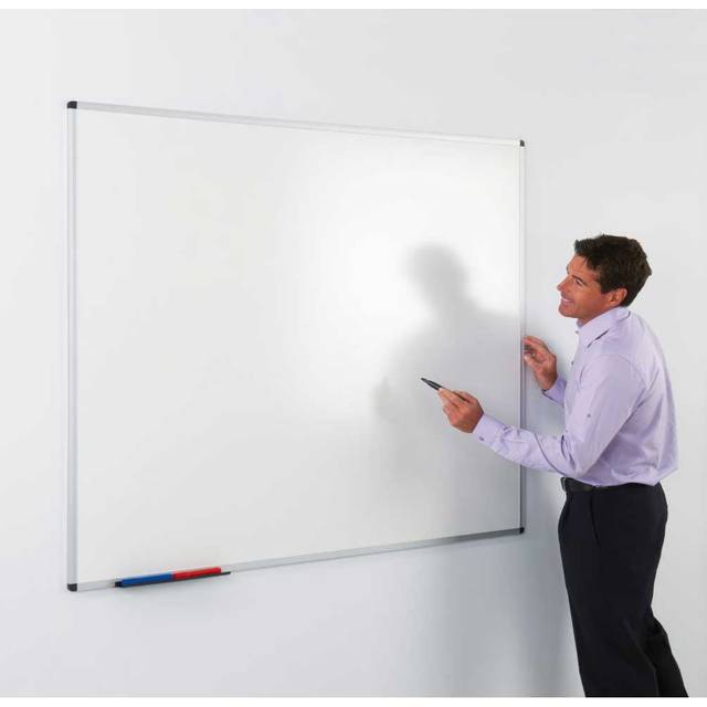 Write-on Magnetic Whiteboard 1200mm x 1500mm, none