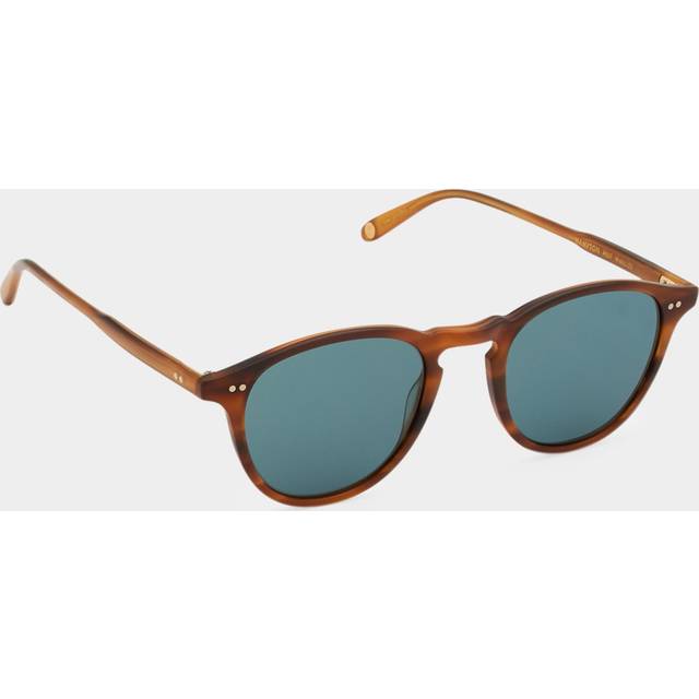 Garrett Leight HAMPTON SUN MSDT/SFBS 46 Sköldpaddemönstradeshell Solglasögon Män