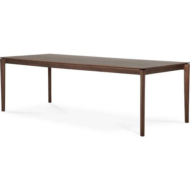 Ethnicraft - PI Bench - Varnished Teak - Brown, W:126 cm - Bänkar - Alain Van Havre - Brun - Trä