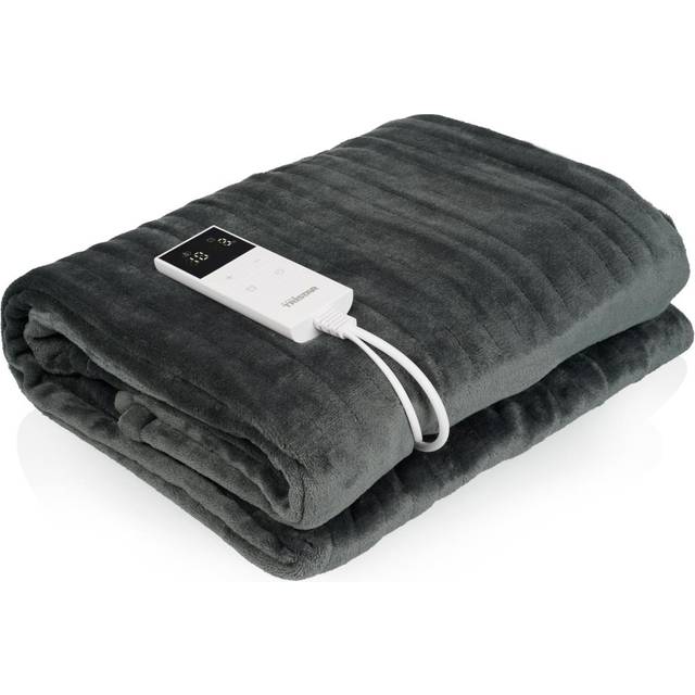 Tristar Elektrisk filt – 180 x 120 cm fleece – maskintvättbar – justerbar temperatur – avtagbar fjärrkontroll – BW-4781
