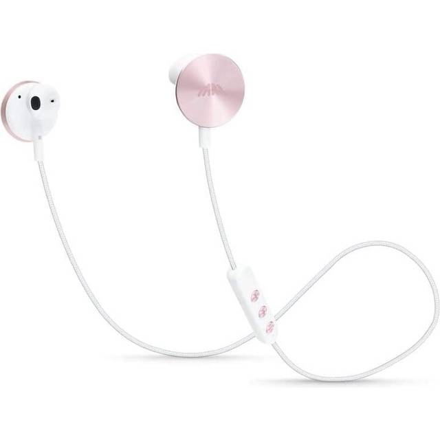 i.am+ Buttons Bluetooth Earphones - (Rose Gold White)