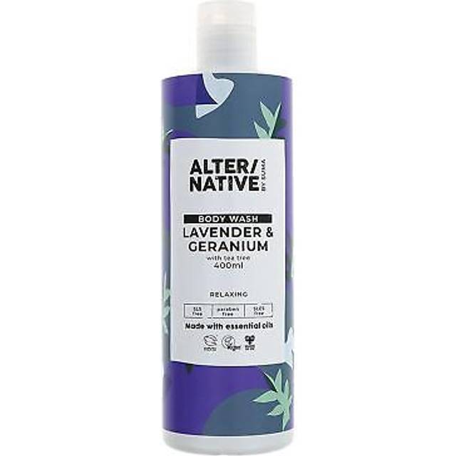 ALTER/NATIVE by Suma Body Wash Lav & Geranium 400ml (Pack of 6)