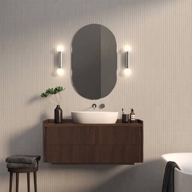Astro 1459002 Ortona Twin Bathroom Wall Light Polished Chrome