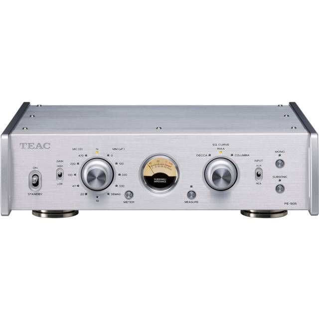 TEAC PE-505 silverfärgad - Förförstärkare för skivspelare