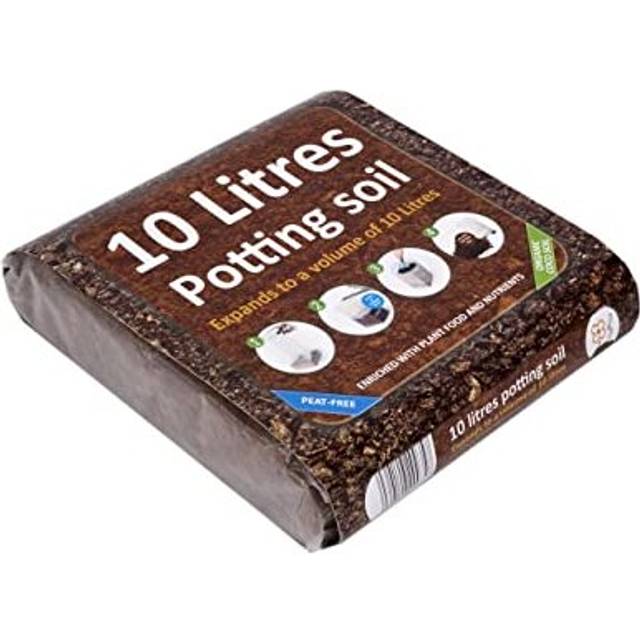 Greenbrokers Organic All Purpose Potting Compost Expands To 10Ltrs, Brown