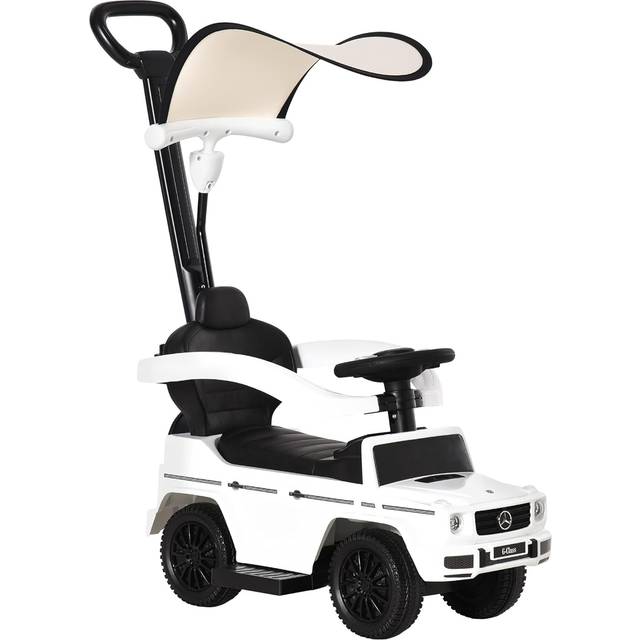 Homcom Benz G350 Ride-On Push Along Car White