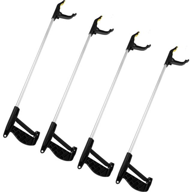4 Pack Lightweight Litter Grabber Stick with Magnetic Head