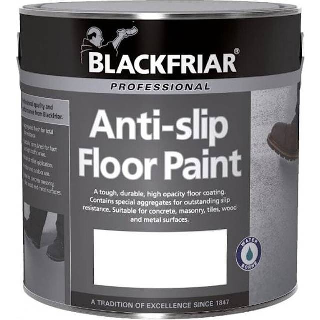 Blackfriar - Anti-Slip Floor Paint - Tough and Durable - White - 5 Litre