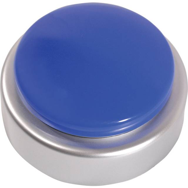 Large Buttoned Talking Alarm Clock - Day and Time - Easy to Use Battery Operated