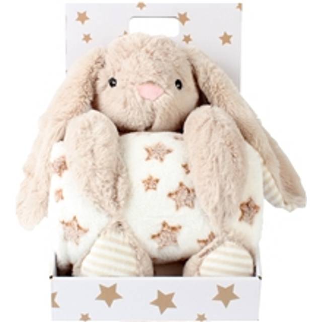 Carlo Baby Fleecefilt Beige Stjärna & Gosekanin Beige