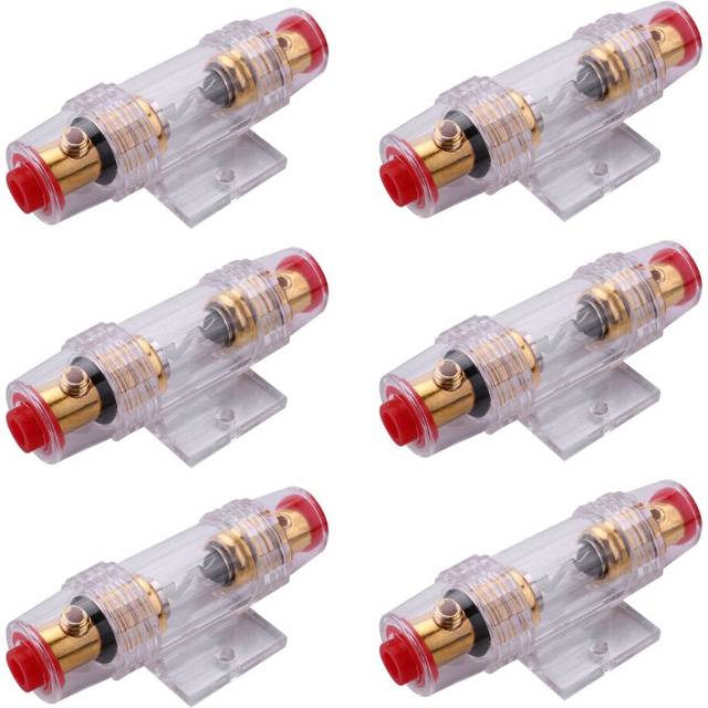 6X Car Stereo 8 Gauge Support Fuse Holder and Fuse 60 Amp Audio Cable