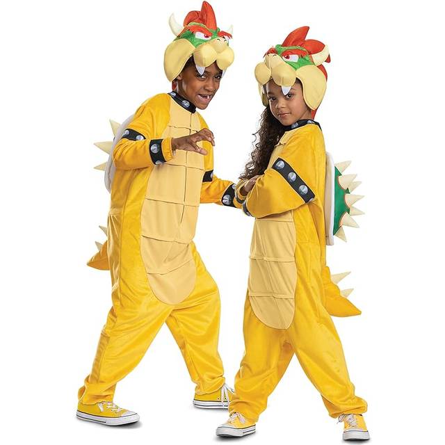 Super Mario Bros Child Bowser Jumpsuit - Orange&#47;Green&#47;Yellow (7/8)