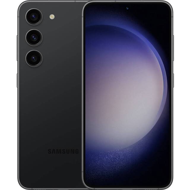 Samsung Galaxy S23 5G Dual SIM (128GB Phantom Black) at Â£200 on Pay Monthly 100GB (36 Month contract) with Unlimited mins & texts; 100GB of 5G data. Â£27.48 a month.
