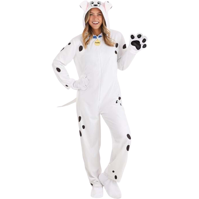 Women's Disney 101 Dalmatians Perdita Onesie - Black&#47;Blue&#47;White (S)