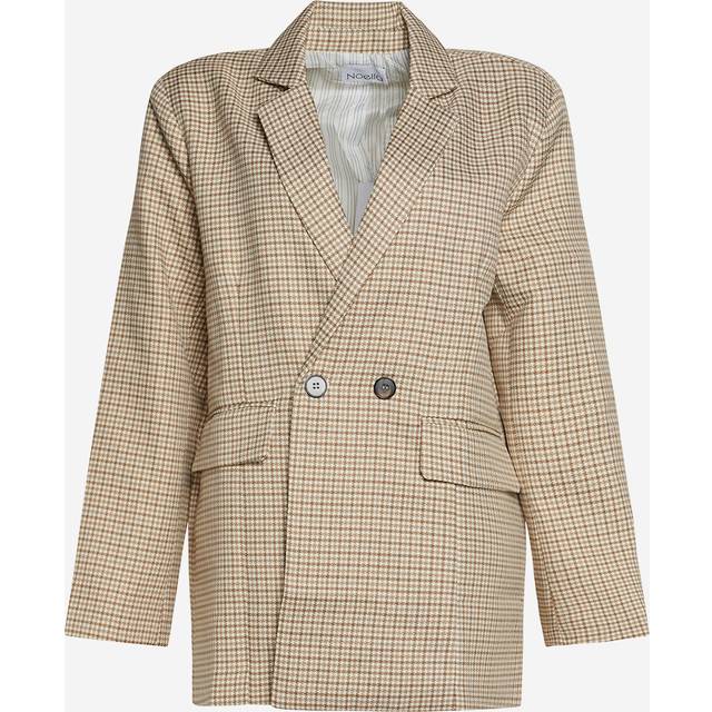 Mille Oversize Blazer Camel Checks
