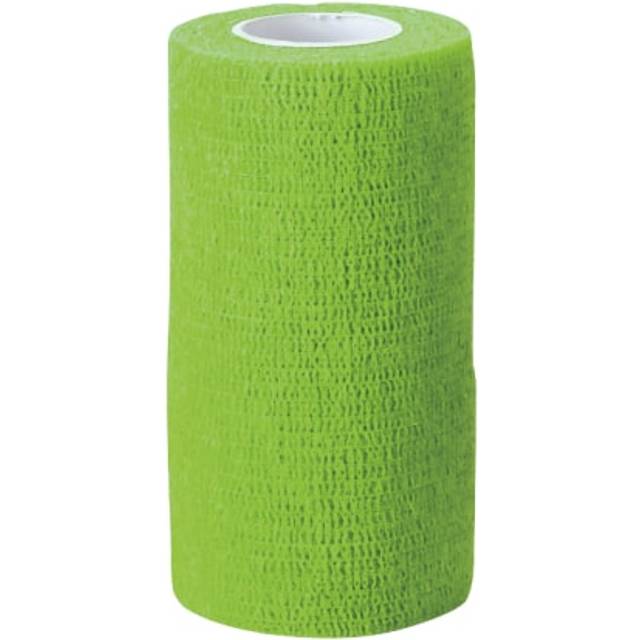 Självhäftande bandage 10cmx4,5m, grön till djur