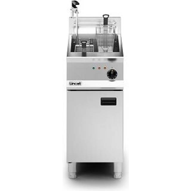 Lincat Opus 800 Single Tank Twin Basket Free Standing Electric Filtration Fryer OE8114/OP