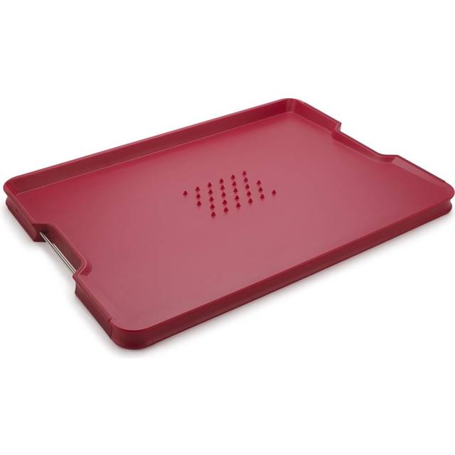 Joseph Joseph Cut & Carve Plus skärbräda (extra stor) – röd