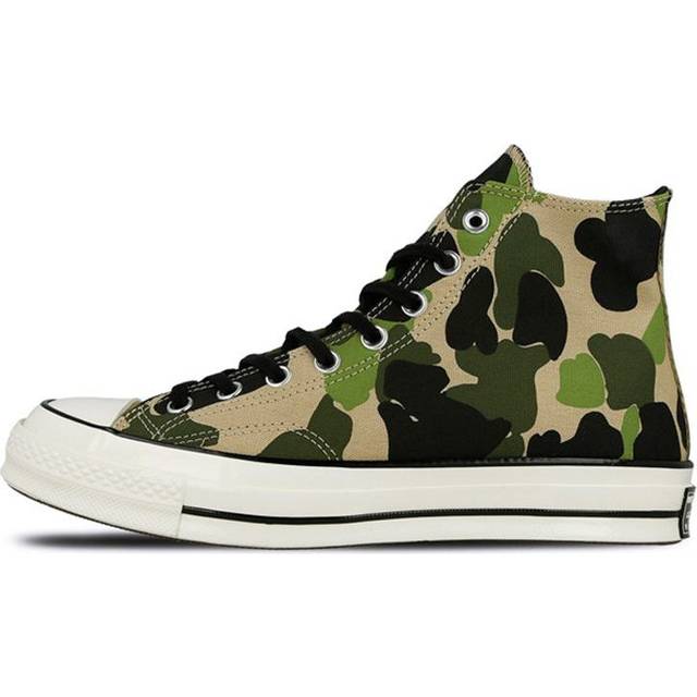 Converse Chuck 70 Hi 'Archive Prints - Camo' 163407C - Candied Ginger/Piquant Green