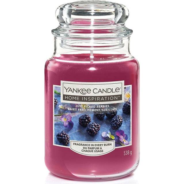 Yankee Candle Home Inspiration Large Jar - Just Picked Berries - Red