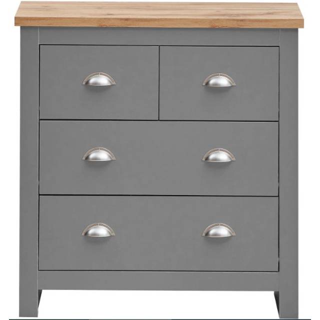Lisbon Bedroom Chest of Drawers - Light Grey
