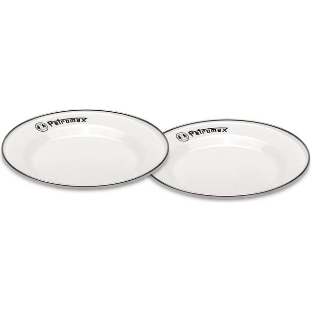 2 Stück Petromax Emaille Teller 18 cm weiß = 8,95 €/Stück