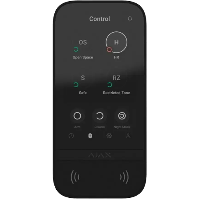 Ajax Keypad Touchscreen Svart