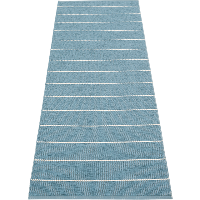 pappelina - Carl Carpet Runner 70x180cm - neblig blau/eisblau/Schweißkante/wendbar/für Innen- und Außenbereich geeignet - dove blue (1.0 x 180.0 x 70.0cm)
