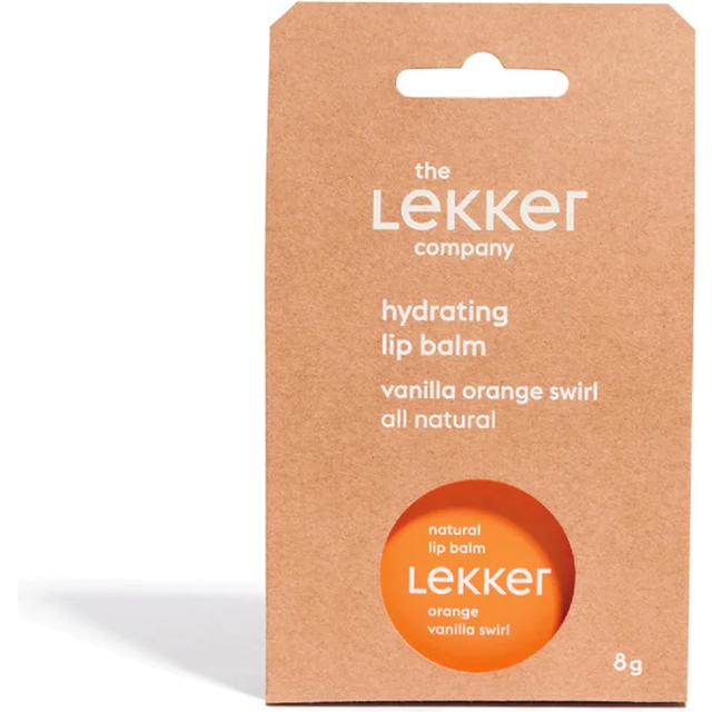 Økologisk læbepomade LEKKER Orange Vanilla Swirl