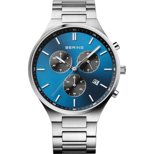 Bering 11743-707 Classic Titanium Chronograph Herrenuhr 40mm 5ATM