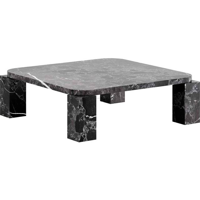 New Works Atlas coffee table 82x82 cm Costa Black marble