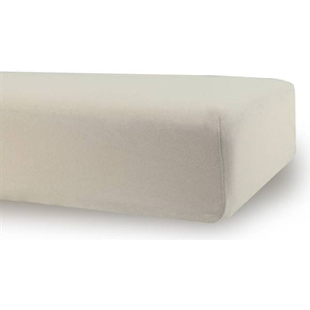 Stræklagen 60x120 cm - Sandfarvet - 100% bomuld jersey lagen - faconlagen til babymadras