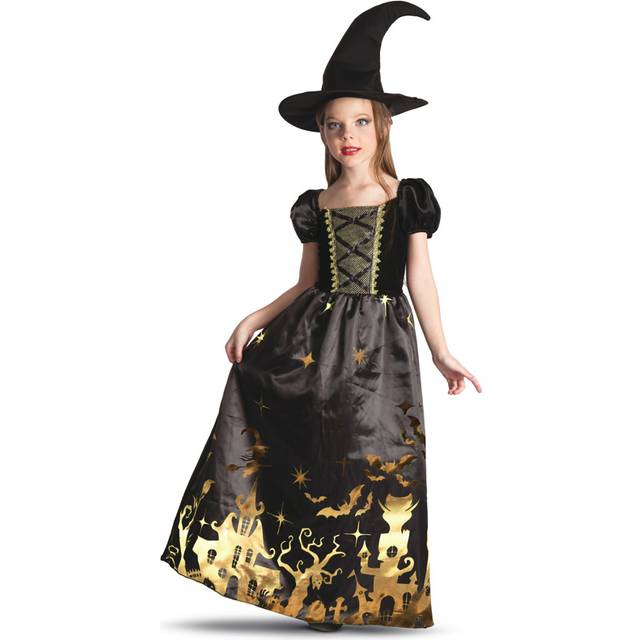 RIO Deluxe Guld Heks Cm. Halloween Kostumer