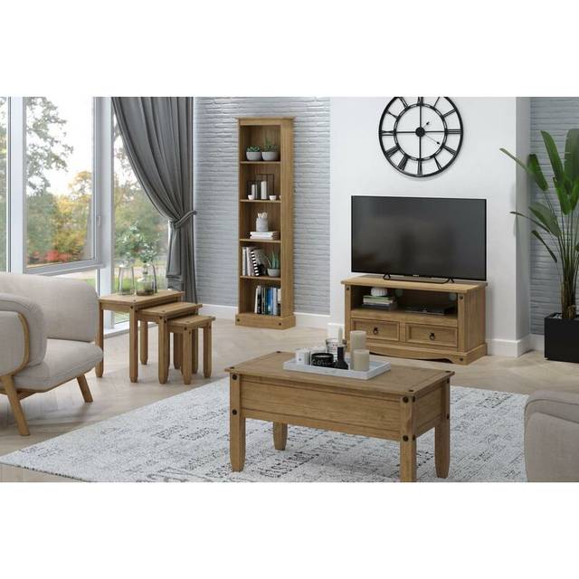 Corona Coffee Table Pine Mexican Occasional Table