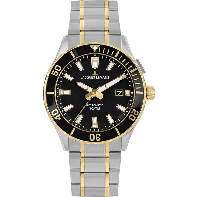 Jacques Lemans 1-2131F Hybromatic Herrenuhr 42mm 10ATM