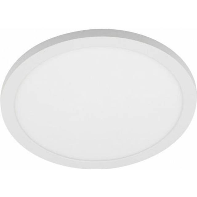 Litecraft Darly Wall or Ceiling Light Circular 24W LED Flush - White