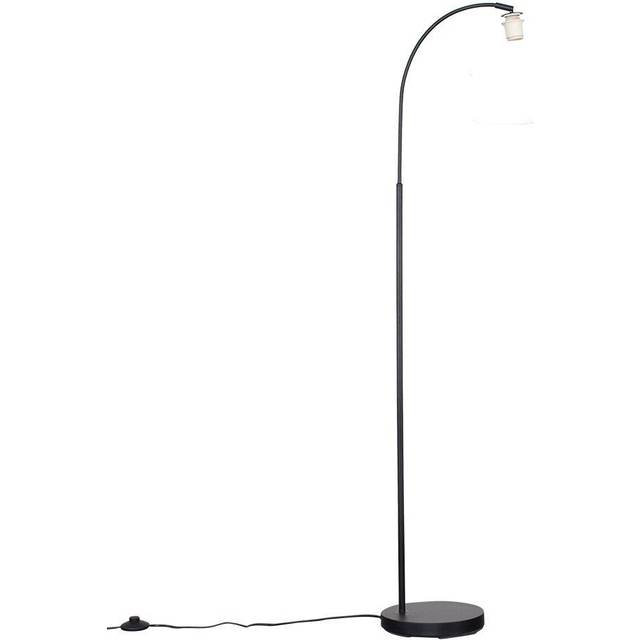 Modern Designer Style Black Curved Stem Floor Lamp Base