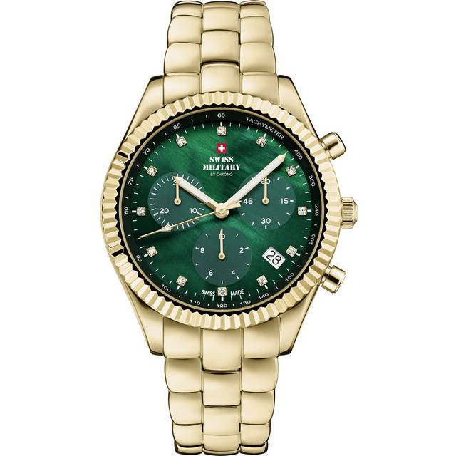 Swiss Military SM30207.04 Elegant Chronograph Ladies Watch 38mm 5ATM