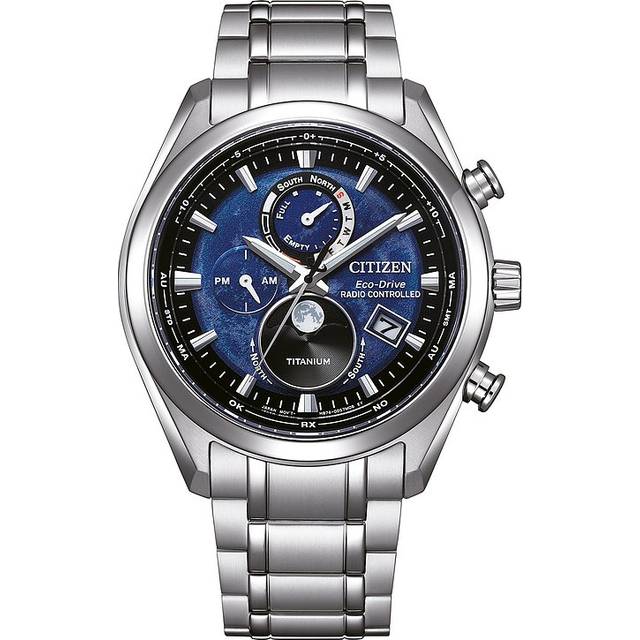 Citizen BY1010-81L Eco-Drive Mondphase Titanium Funkuhr