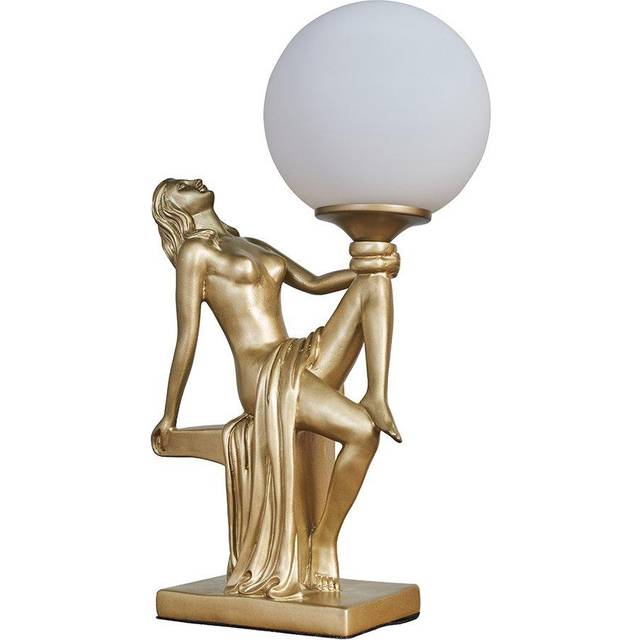 Clawson 37cm Table Lamp - Gold (51cm H X 25cm D)