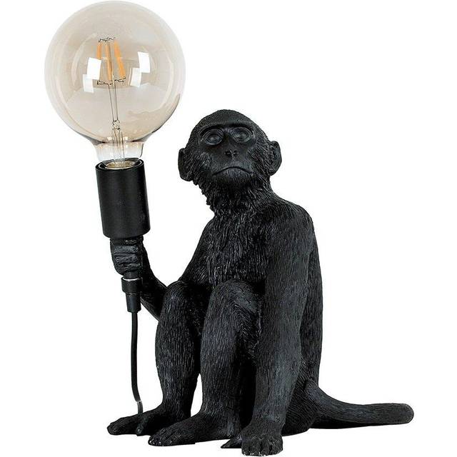 Monkey Black Table Lamp